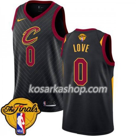 Dres Cleveland Cavaliers Kevin Love 0 23 2018 NBA Finals Patch Nike Crna Swingman